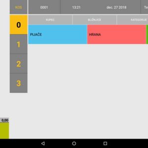 Program OPTIPOS Android Blagajna