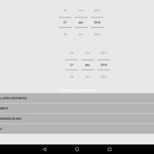 Program OPTIPOS Android Blagajna