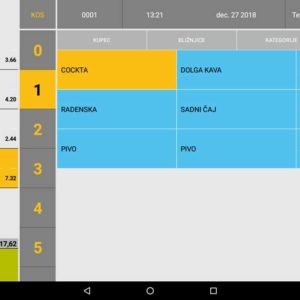 Program OPTIPOS Android Blagajna